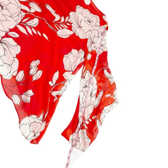 Chico’s Multicolor Floral Contemporary Asymmetrical Bold & Breezy Tunic, 0P=S/4P - Picture 12 of 16